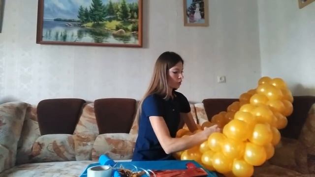 МАСТЕР-КЛАСС КАК СДЕЛАТЬ КОЛОКОЛЬЧИК ИЗ ВОЗДУШНЫХ ШАРОВ СВОИМИ РУКАМИ смотреть онлайн