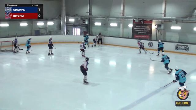Первенство СФО (до 17 лет). "Сибирь" - "Штурм". 25 февраля 2023 года смотреть онлайн