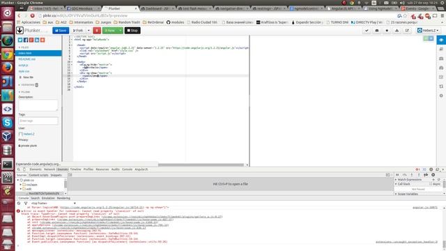 Mostrando y eliminando DOM en AngularJS смотреть онлайн