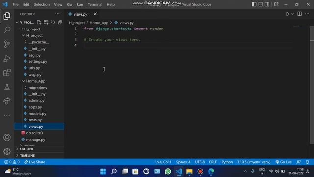 #3 | How to Create a App in Django Project | Django Hotel Project | #djangotutorial смотреть онлайн