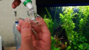 Мой аквариум. Дропчекер CO2. My aquarium. Drop checker CO2.