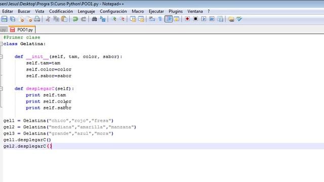 Python 2.7 POO Tutorial 1 Clases y Objetos смотреть онлайн