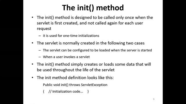 Lecture 5: Java Servlet (part 1) смотреть онлайн