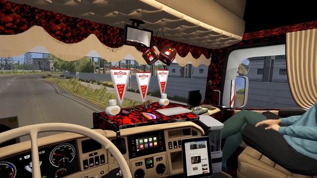 Euro Truck Simulator 2 (v1.37) - Scania RJL Tuning V8 Sound + Skin + Interior [Chereau Trailer] смотреть онлайн