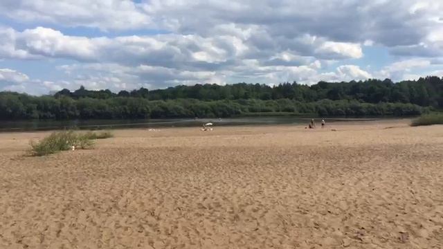 Город Макарьев Костромской области. Пляж. 3 августа 2022г. смотреть онлайн