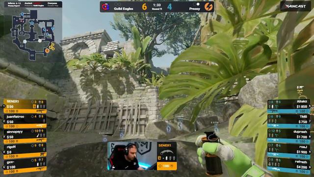 Guild Eagles проти Preasy | Мапа 2 Ancient | PGL CS2 RMR EU 2 смотреть онлайн