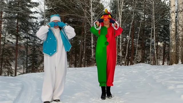 Снег руками нагребаем, лепим, лепим снежный ком ⛄ смотреть онлайн