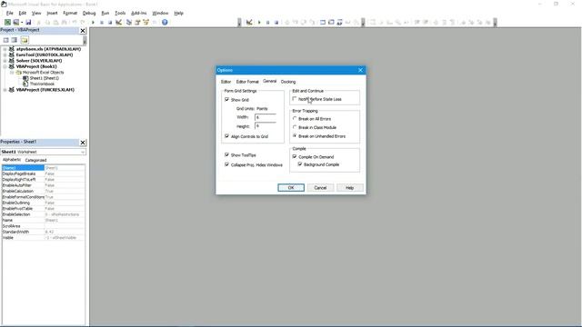 07 VBA Excel 2013 Opciones del editor de VBA para facilitarnos el trabajo de programacion смотреть онлайн