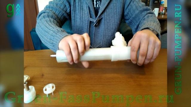 Бочковой насос - разбор трубы Pvdf аксиальное колесо