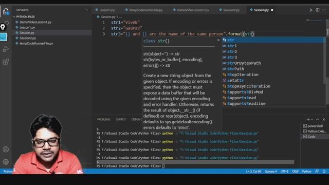 Lesson 15 Python String Functions Part 2 By Vivek Gaurav смотреть онлайн