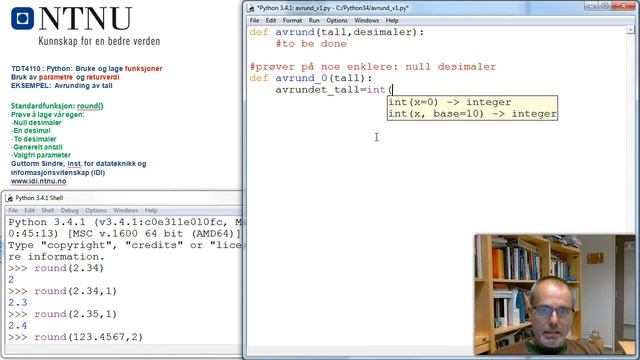 Python funksjoner, EKS Avrunding, Del 1 смотреть онлайн