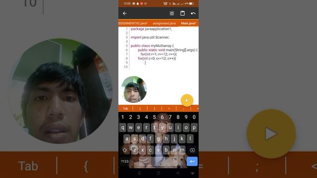 Multiplication table using Java format смотреть онлайн