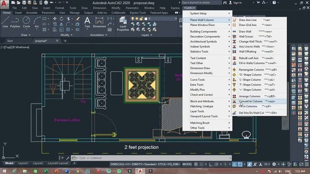 YQarch: Arrange/Convert Shaded Columns in One Click. AutoCAD One Minute Tips смотреть онлайн