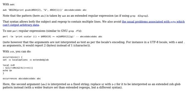 Unix & Linux: Count number of occurrences of a pattern on same line (2 Solutions!!) смотреть онлайн
