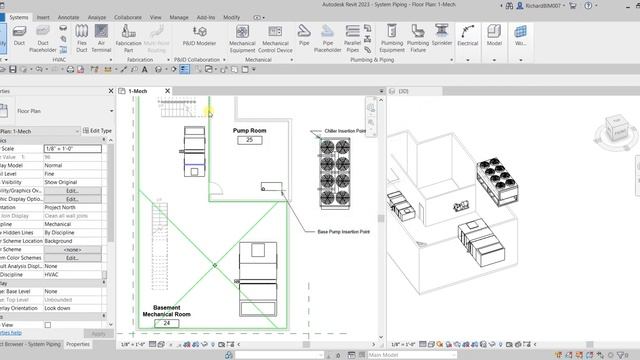 REVIT 2023 FOR MEP - SYSTEM PIPING смотреть онлайн