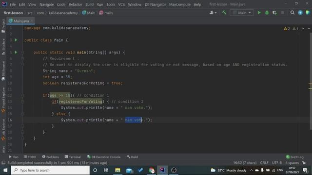 Java logical operators | Tamil смотреть онлайн