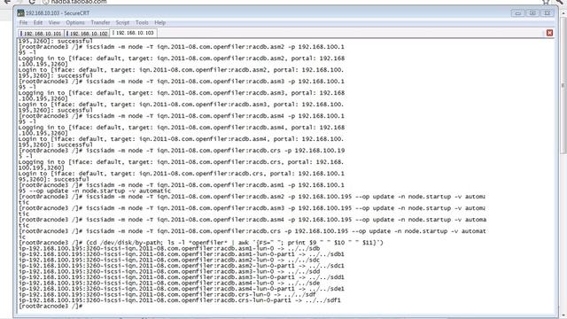 07.05_Oracle_10gR2_RAC_7.5 Configure the iSCSI Initiator_20120202.flv смотреть онлайн