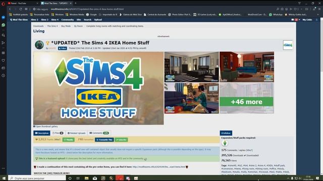 Super Pack para o The Sims 4 IKEA Home Stuff Maxis Match смотреть онлайн