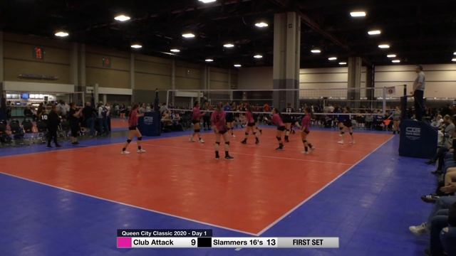 Slammers 16's vs Club Attack - Set 1 смотреть онлайн