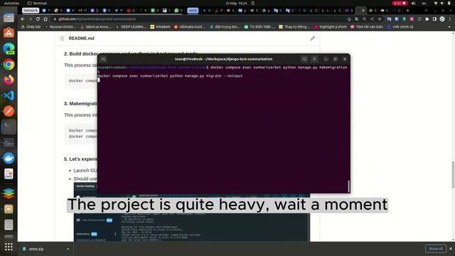 Django Text Summarization Web App | Docker, Django, PostgreSQL, PgAdmin and Gradio смотреть онлайн