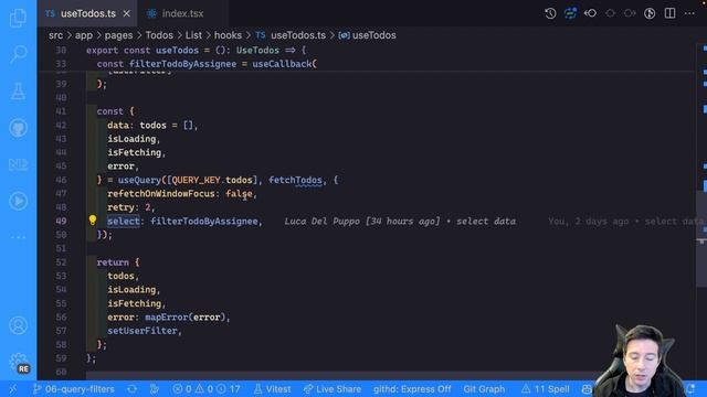 React Query - Filter your data смотреть онлайн