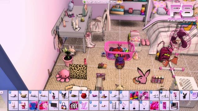 ? Y2K BADDIE BEDROOM + CC FOLDER & DOWNLOAD | Sims 4 Speed Build смотреть онлайн