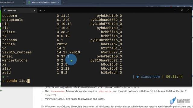 สอน Python: การจัดการ package และ environment ด้วย conda смотреть онлайн