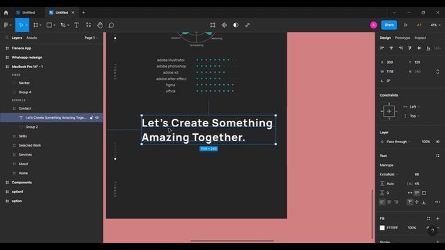 How to make portfolio in figma part-II смотреть онлайн