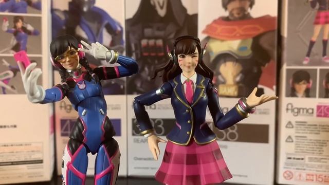 Overwatch Figma D.VA ACADEMY VERSION import figure review! смотреть онлайн