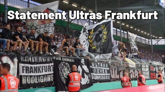 Ultras Frankfurt mit deutlichen Worten... смотреть онлайн