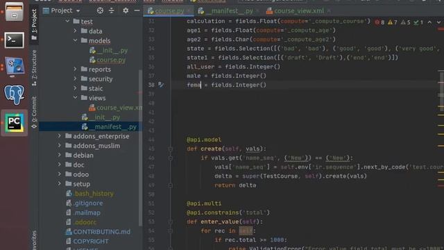Session 6 part 6 self.env[], create(), unlink(), write(), search_count #18 смотреть онлайн