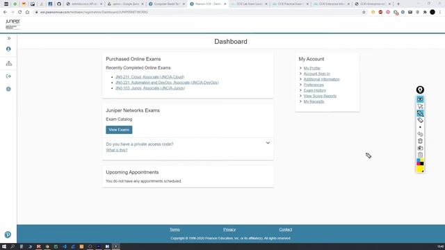 Опыт прохождения онлайн сертификации на Pearson|Vue смотреть онлайн