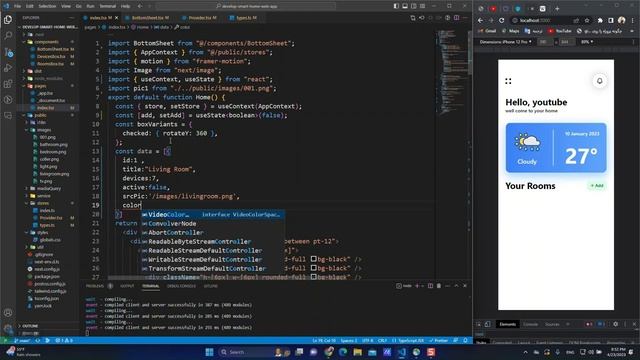 keyboard ASMR | develop a smart home web app with react , next.js , typescript , tailwind смотреть онлайн