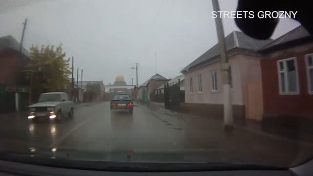 Урус-Мартан 2011 📹. По улицам Урус-Мартана. Декабрь 2011 года.