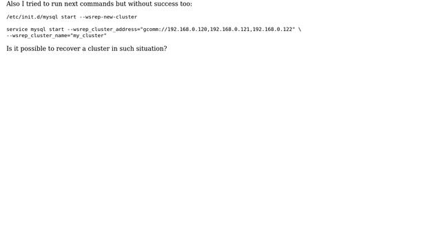 Databases: How to recover MariaDB Galera Cluster after full crash? (2 Solutions!!) смотреть онлайн