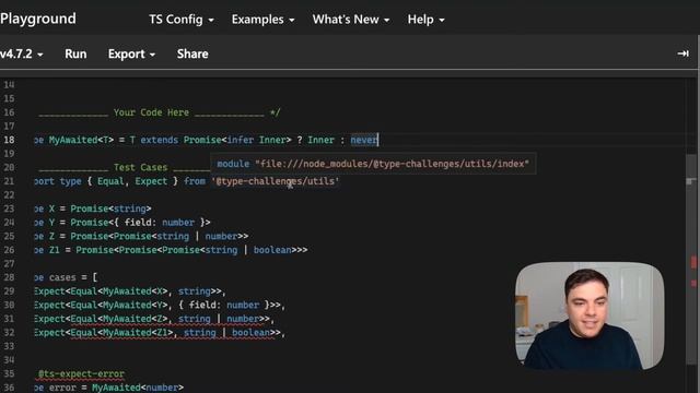 TypeScript Awaited Type Challenge - Using Infer смотреть онлайн