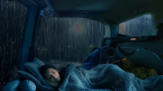Rain Sounds For Sleeping - 99% Instantly Fall Asleep With Rain Sound outside the window At Night смотреть онлайн