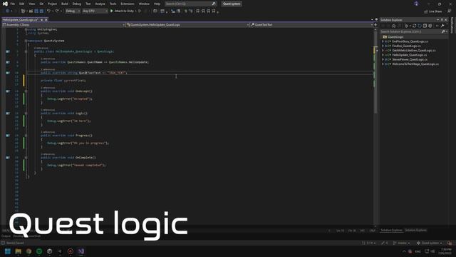Quests system Unity3d смотреть онлайн