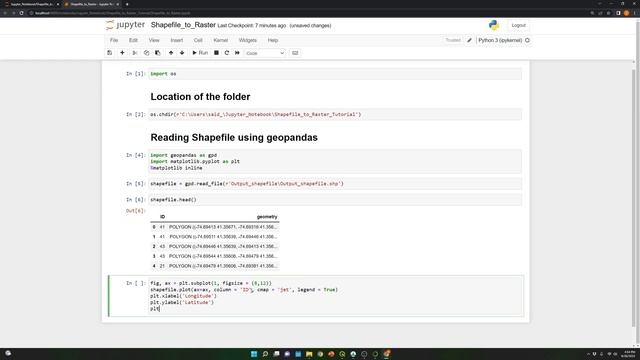 Converting shapefile into a raster file using python | PART 1 смотреть онлайн