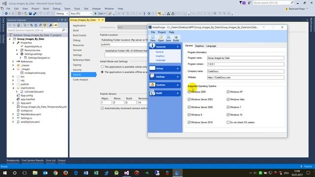 InstallForge Setup and Publish an Application смотреть онлайн