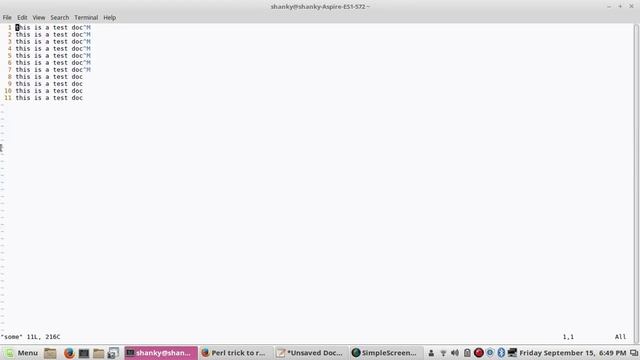 How to remove control M character from a file in Linux/AIX смотреть онлайн