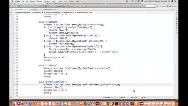 KeyWord Driven Framework In Selenium - Part -4 || Adding Locator Specific Keywords смотреть онлайн