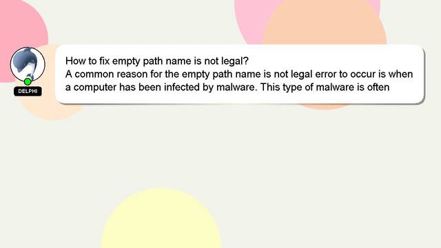 How to fix empty path name is not legal? смотреть онлайн