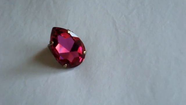 Swarovski Crystal Fuchsia Ring 4320 pear смотреть онлайн