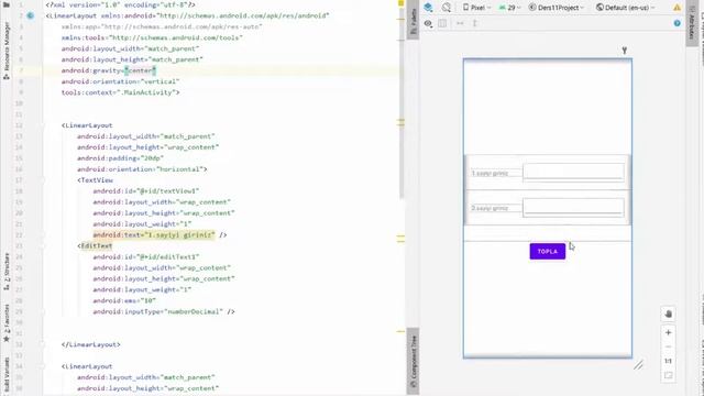 12 - EditText ve Uygulaması | Android Studio Dersleri (2021) смотреть онлайн
