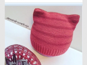 Вязание крючком ,котошапка крючком для начинающих , шапка крючком, вязаная шапка крючком