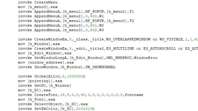 Win32 Assembler - MSG Hexadecimal View смотреть онлайн