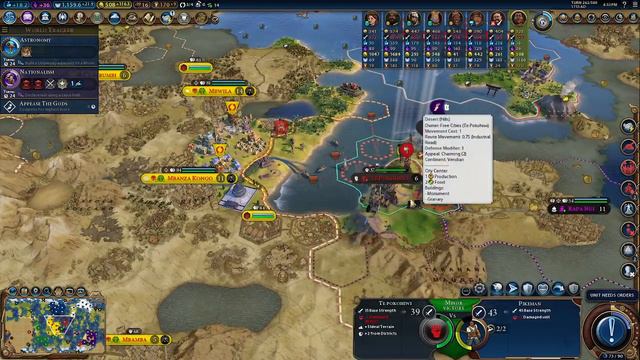 Civilization 6 Achievement Run: HCODNSWITOTHABARG ep. 6 - Māori смотреть онлайн