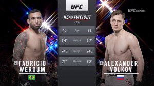 Александр Волков vs Фарбисио Вердум: Вспоминаем бой