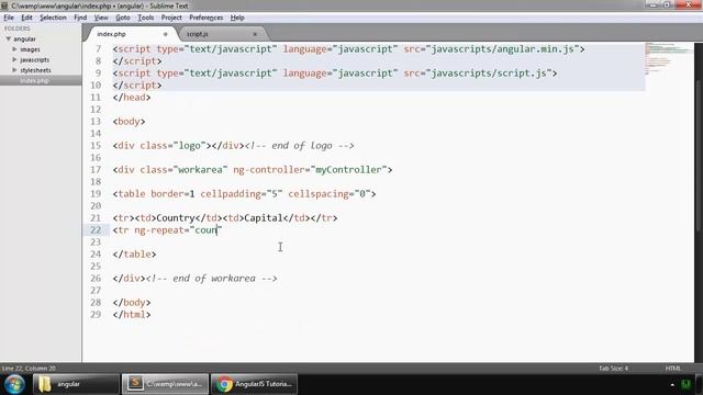 AngularJS Basics Tutorial for Beginners - 03 - ng-repeat Directive смотреть онлайн